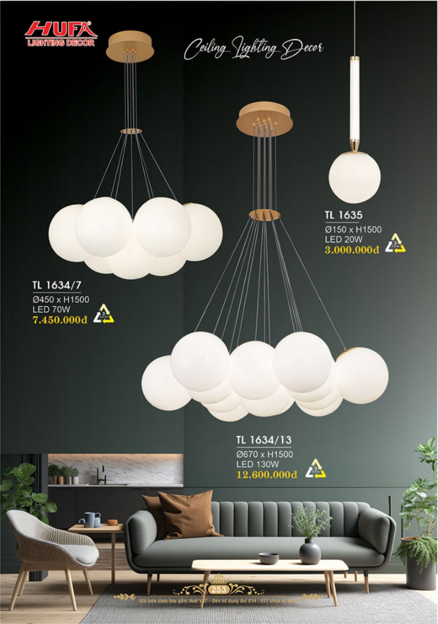 Bảng giá đèn trang trí HUFA